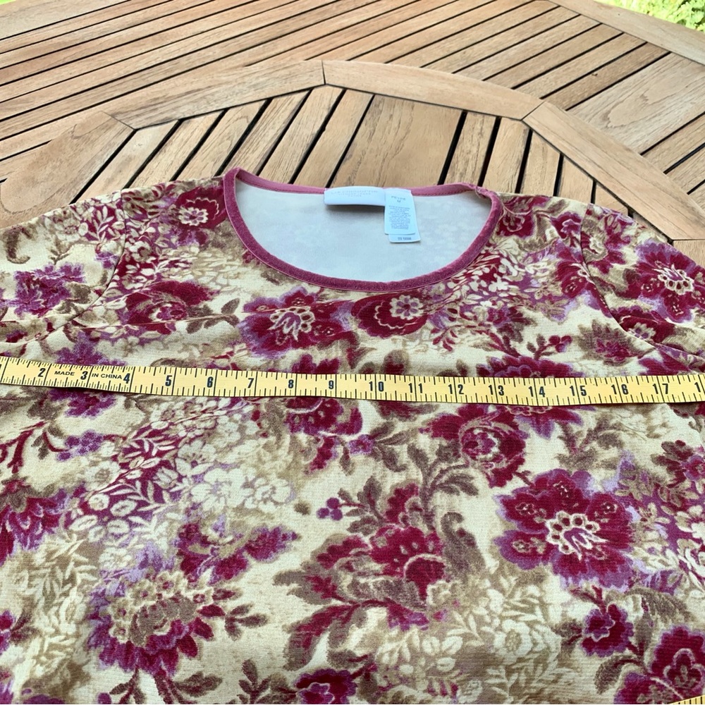 Liz Claiborne Floral Top - Picture 5 of 7